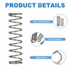 sourcing map 10Pcs Compression Spring, 10mm OD, 0.8mm Wire Size,