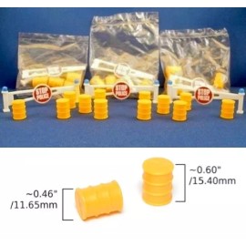 AFX 3 1981 Aurora AFX HO Slot Car Stop Police Track Barrels & Barricade from Raceset