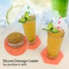 Shinemade Silicone Drink Coasters Set of 4,Flexible & Heat-Resistant -
