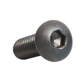 HOLO-KROME 650000270#10-32 x 5/16" ASTM F835 Hex Drive Black Oxide Finish Alloy Steel Button Socket Cap Screw - Made in The USA (Pack of 25)