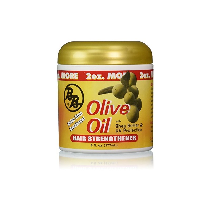 Bronner Brothers Olive Oil Hair Strengthener, 6 Ounce
