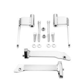 RI 1" Outward 2" Forward Driver Floorboard Relocations for 09-24 Harley FLTR FLHX