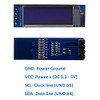 Haldzemo 0.91 Inch I2C IIC OLED Display Module 128X32 SSD1306