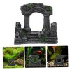 CIYODO Aquarium Decor Resin Roman Column Fish Tank Ornaments Classical