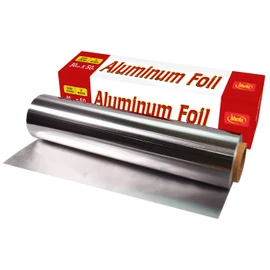 Shefa Tin Foil 30cm x 50m - Aluminium Foil roll, 18 Micron Foil, Heavy Duty Kitchen Foil - Thick & Durable, Recyclable Tinfoil Roll - Cooking & Dining & Catering Foil (30cm X 50m)