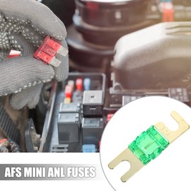 A ABSOPRO ANL Blade Fuses 30A AFS Mini ANL Fuse for Car Truck Motorcycle Boat Audio System Pack of 10