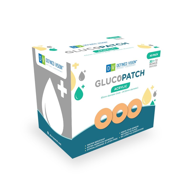 GlucoPatch Parches Adhesivos para Monitores Continuos de Glucosa (MCG): compatibles