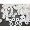 500 Pcs Big Acrylic Beads White 9 mm Huey, Dewey,