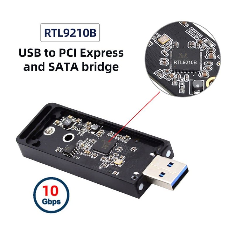 xiwai RTL9210B Chipset SATA SSD External PCBA Enclosure Adapter USB