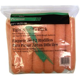 Linzer RC-153-12 Rc153-12 Tight Spot Paint Roller, 3/8 in Nap, 6-1/2 in L, Polyester Cover, Pink