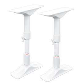 Cainz Fall Prevention Furniture Fixing Pole, Tension Rod, Pressure Resistant 440.1 lbs (200 kg), White (Mini, Height 10.6 - 13.8 inches (27 - 35 cm), 2 Pieces per Box