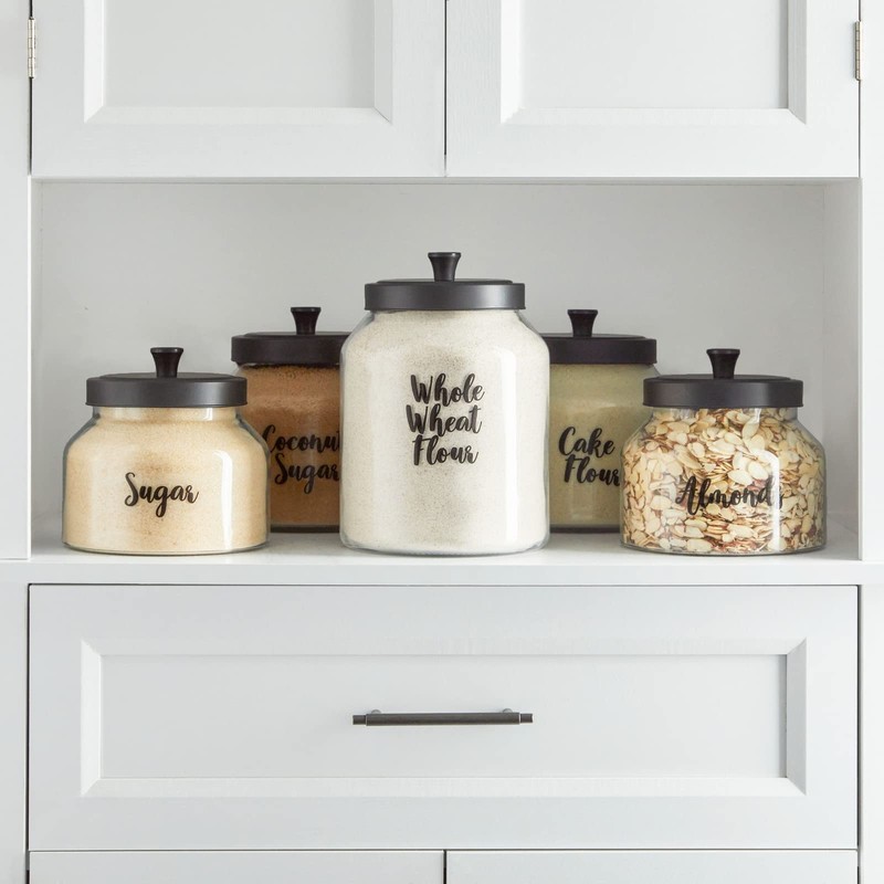 Talented Kitchen 135 Pantry & Kitchen Labels for Food Containers