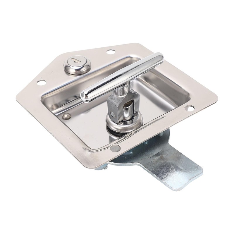 Flush Mount Lock Stainless Steel Toolbox Latch with 2pcs Key