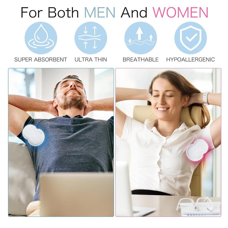 100 PCS Armpit Sweat Pads, Armpit Sweat Pad Women and
