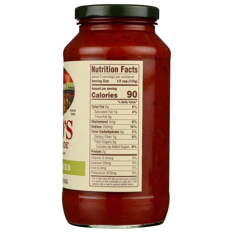 Raos Rao's Tomato Herb Sauce 24 oz (Pack of 6)