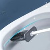 PureLiving Toilet Brush Holder Set Wall Mounted – Flexible Silicone