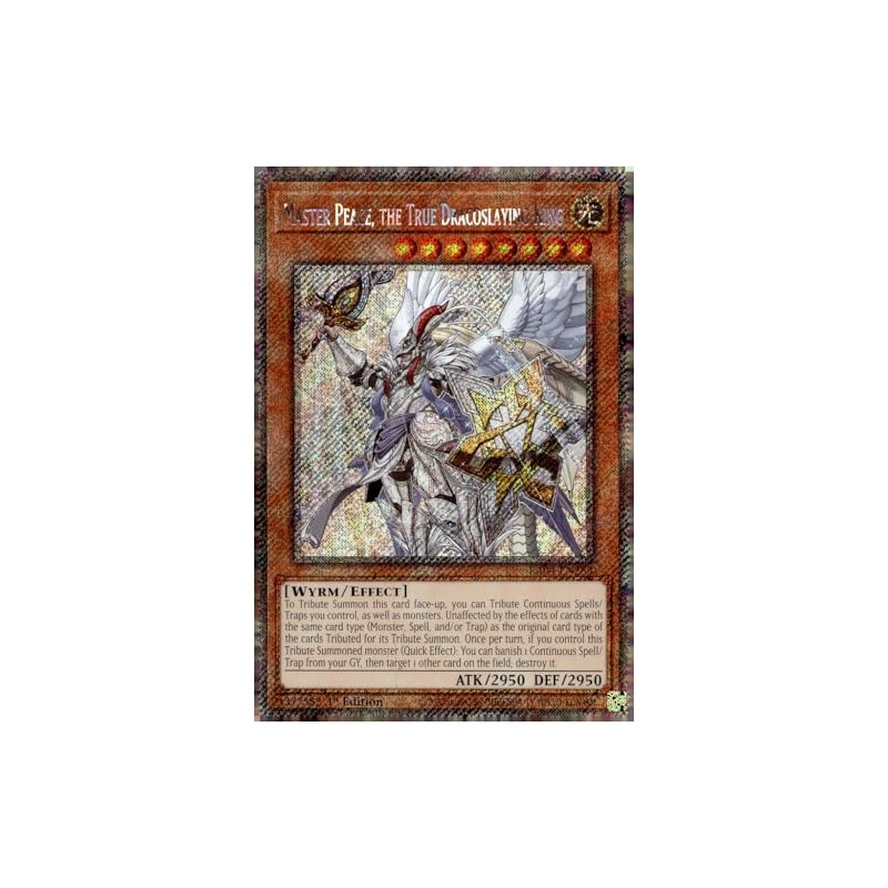 Master Peace, The True Dracoslaying King (Platinum Secret Rare) -
