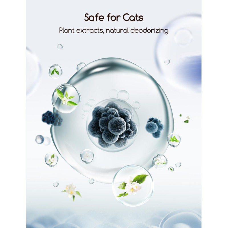 MeoWant Pet Odor Eliminator, Automatic Cat Litter Box Odor Deodorant