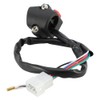 Runfarr Motorcycle Handlebar Switch, Plug & Play On/Off Switch Grip