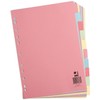 Q-Connect KF26082 A4 Subject Divider Multi Punched