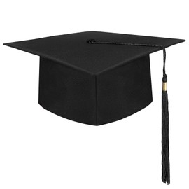 IHLOOTD Bachelor Hat Graduation Cap Adjustable Bachelor Graduation Hat for Graduation Parties from Study, University, College, Abitur - Unisex