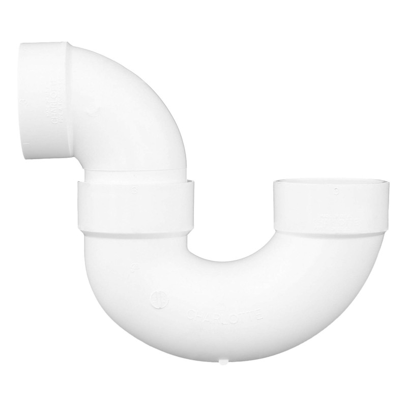 CHARLOTTE PIPE 3 DWV P-Trap with Solvent Weld Joint DWV