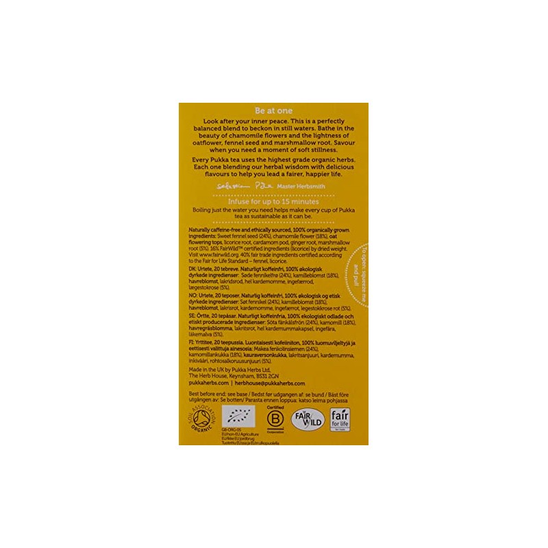 PUKKA Organic Herbal Relax Tea, 20 CT