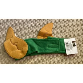 Christmas house Elf Ears Headwrap w/ 3 Bells Hook Loop Closure (adjustable) - Christmas House