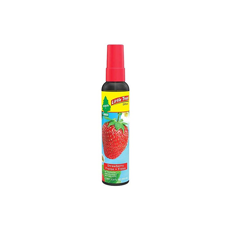 Little Trees UPS-06312 Strawberry Automotive Air Freshener | Spray, 3.5