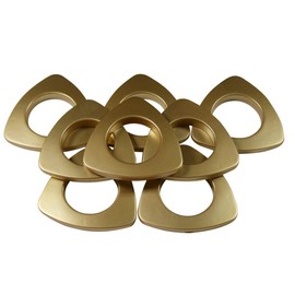 Home Sewing Depot Triangle #10 Plastic Grommets, 1 3/8", 8 Sets, Matte Brass