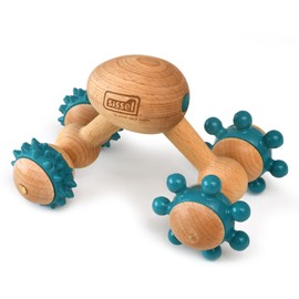 SISSEL® Fit-Roller Ergo-Roller | Muskelentspannung und Durchblutungsförderung | Ökologisch & Phthalatfrei | Kombination aus Tradition & Moderne | Vielseitige Handmassage | Wellness & Gesundheit