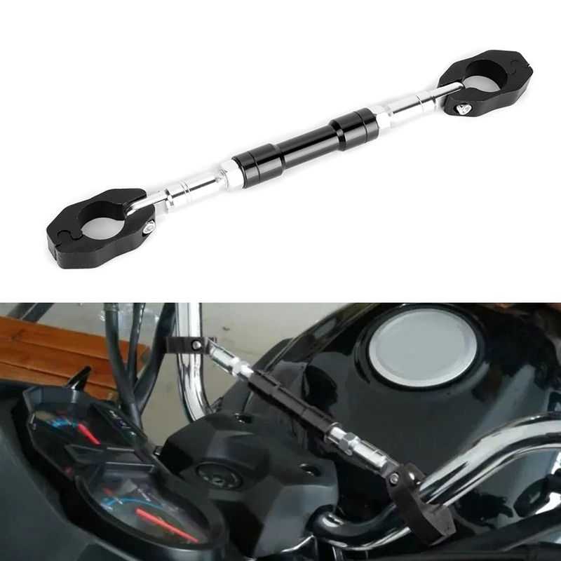 AOWINHIT Universal Adjustable Aluminium Alloy Motorcycle Balance Cross Handlebar Strengthen