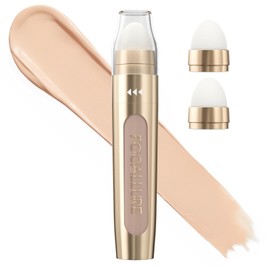 FOCALLURE FIX CORRECTOR Concealer Stick, Full Coverage Concealer Makeup, Color Corrector for Dark Circles, Including Replaceable Applicator, PK03 DONUT
