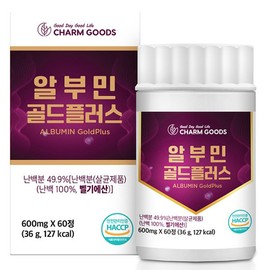 Chamgoods 알부민 골드플러스 60정 1통 Albumin Gold Plus 60 Tablets 1 Bottle