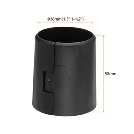 sourcing map 12pcs Wire Shelf Clips 1-1/2"(38mm) ABS Plastic Shelf Lock Clips for Wire Shelving Shelf Lock Clips Replacements Accessories Parts Post Shelving