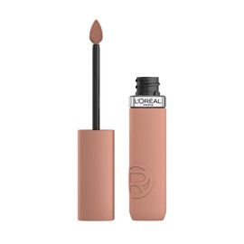 L’Oréal Paris Infaillible Le Matte Resistance Labial Líquido de Larga Duración por 16H, a Prueba de Agua, Color Intenso, con Ácido Hialurónico, Tono Breakfast