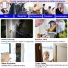 Door Chime with Phone App,WiFi Door Open Contact Sensor Alarm