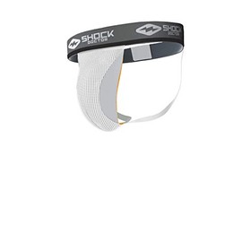 Shock Doctor Men's Men s Core Supporter with Cup Pocket White Medium, White, M UK