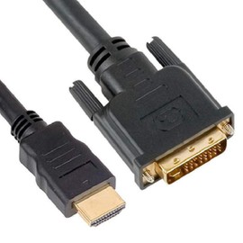 Astrotek 30AWG OD6.0 mm Male to Male HDMI to DVI-D Adapter Converter Cable, Black, 4 Meter