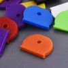 WILLBOND 24 Pieces Flexible Key Covers to Easily Recognize Your