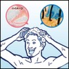 Kao Success Hair Care, Scalp Cleansing Brush, Normal
