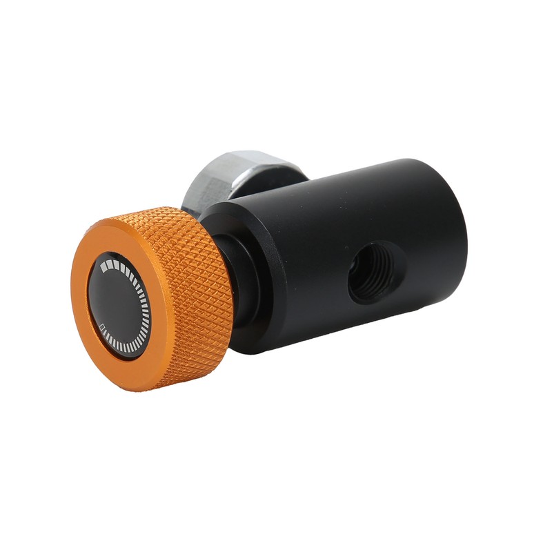 CO2 Refill Adapter Connector Valve ASA with 3000psi Pressure Gauge