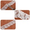 Shimmeroo 5 Yards White Lace Trim, 1.7In Wide Vintage Lace