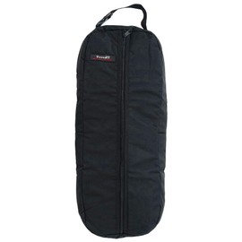 Tough 1 Nylon/Poly Bridle/Halter Bag, Black, 25" Length with 3 1/2" Gusset