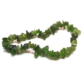 Green Jade Splitter Bracelet, Real Small Jade Tumbled Stones as Bracelet for Men and Women, Gemstone Bracelet and Healing Stone Power Bracelet