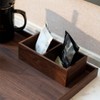 WAIT FLY Wooden Sugar Packet Holder Tea Bag Organizer 2