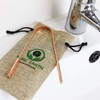 PURE EARTH essentials 銅製舌スクレーパー 大人用 - 口腔ケア 自然な舌クリーナー - 銅舌スクレーパー
