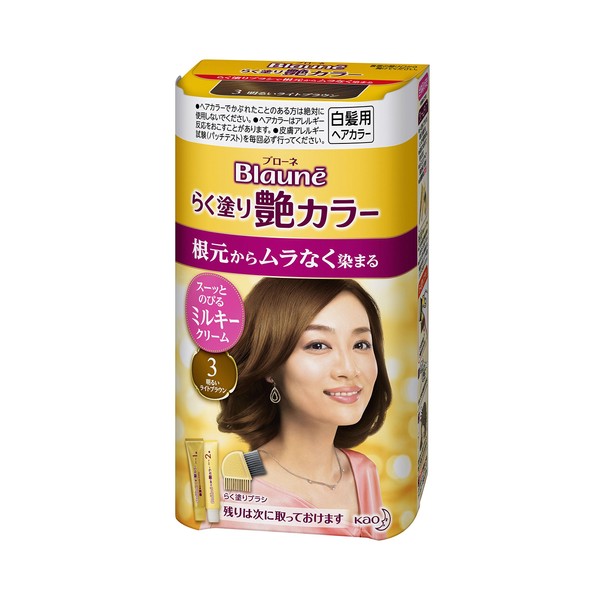 ブローネ らく塗り艶カラー 3 100g [医薬部外品]