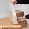 PAJIXANTHIC 100 Pack Precut Return Tape Strips 2"x12" Precut Clear