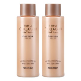 Tony Moly Triple Collagen Total Tension Emulsion, 2 pieces, 200ml / 토니모리 트리플 콜라겐 토탈 텐션 에멀전, 2개, 200ml